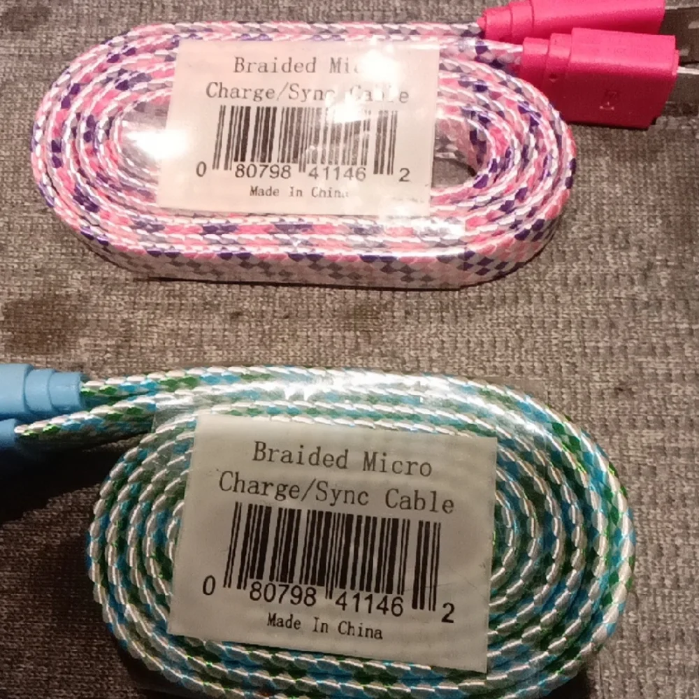 Colorful USB Charging Cables Set
